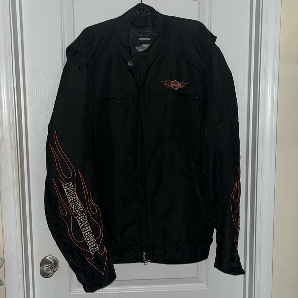 Harley Davidson Vintage Men’s Black Nylon Jacket 3XL